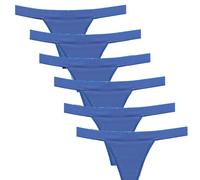 6Pcs String menstruelle Femme avec intérieur Coton, 4 Couches d'étanchéité Tanga menstruelle, Culotte Fuite urinaire Femme Lavable