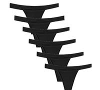 6Pcs String menstruelle Femme avec intérieur Coton, 4 Couches d'étanchéité Tanga menstruelle, Culotte Fuite urinaire Femme Lavable