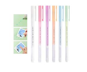 6pcs Stylo À Colle À Séchage Rapide Pour Scrapbooking, Tissu D'artisanat Et Bille Roulante