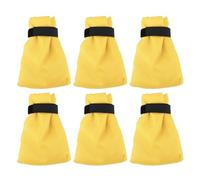 6pcs Tap Cover ,Thickened Freeze Protection Frost Protection Outdoor Faucet Cover for Winter (Jaune)
