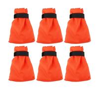 6pcs Tap Cover ,Thickened Freeze Protection Frost Protection Outdoor Faucet Cover for Winter (Orange)
