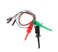 6pcs Test Hook Clip Set Red Green for Transistor | 6-piece set, red and pour green coded, fits transistor pins, secure grip, easy identification