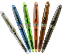 6pcs Transparent Jinhao 992 Stylo Plume Iridium En 6 Couleurs,Transparent,Bleu,Vert,Gris,Marron,Orange
