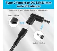 6Pcs Usb C Vers Dc Adaptateur 90 ° Inclinable Dc 5V 9V 12V 15V Pd Simulateur Déclencheur De Charge Plug Pour Ordinateur Portable, Routeur, Prise De Chargeur D'Alimentation Mobile (9V)