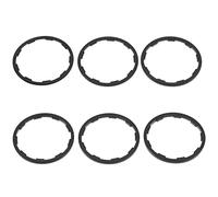 6pcs Vélo Volant Rondelle Entretoise Cassette Casque Joint Vélo Pédalier Essieu Rondelle Joint pour VTT Vélo de Route 1mm 1.5mm 1.85mm 2mm 2.18mm 2.35mm