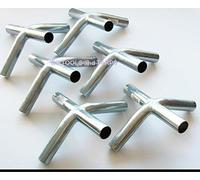 6pièce 4 Way High Peak 3/10,2 cm Edge/Top Canopy Fixation (Fa4) ~ 3/10,2 cm Tuyau ~ F/S