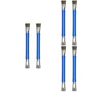 6Pièces Brosse Antistatique Double Tête Bleue En Métal Pour Carte Mère
