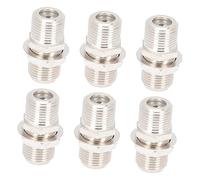 6sets Type Cable Female to Female Connectors Design for Tv and Cable Extension Compatible and Performance