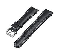 6SHINE Bracelet de Montre en Cuir véritable de 22 mm pour SUUNTO X-Lander - Noir 22 millimetri Show