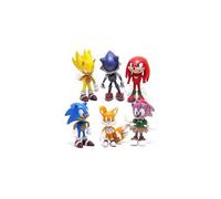 6st Sonic Figurer Action Character Doll Toys Anime Figur - Perfekt
