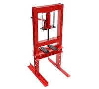 6T Presse hydraulique professionnelle en acier avec manomètre Presse hydraulique d'atelier Presse hydraulique avec plaques pour presser, tamponner, façonner