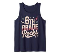 6th Grade Rocks First Day ABCD Band Teacher Future Heroes Débardeur