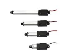 6V 12V 24V Micro actionneur linéaire moteur actionneur linéaire 10/21/30/50/100mm course for télécommandes robotique domotique(24V 50MMS 19.2N,10mm stroke)