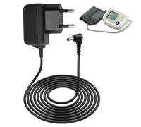 6V Chargeur pour Tensiomètre Omron HHP-CM01, M2, M3, M4, M6, M7, X2, X3, X4, X7 Smart, M3 Comfort, M7 Intelli, X2 Basic, 6V Alimentation Adaptateur Secteur Compatible pour pour Omron M400 M500 M700