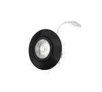 6W IP44 Dimmable LED Downlight Noir 2700K - IL-DC636DB