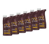 6x 1 L Huile Moteur Hydrosynthétique MANNOL EXTREME 5W-40 API SN CF