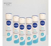 6x 150ml NIVEA Sèche Active Antiperspirant 72h Déodorant Protection Sueur Formel