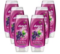 6X 225Ml Duschdas Acai Berry Baie Gel Douche Parfum Fruité Intensément Fruité