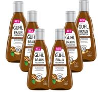6x 250ml Guhl Fa Marron Fascination Color Gloss Shampooing Noyer Huile Naturel