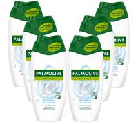 6X 250ML Palmolive Naturals Crème Douche Sensitive Avec Lait Hydratant