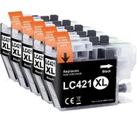 6X 364XL Noir Cartouches d'encre Compatible avec HP 364 364 XL pour Photosmart 5520 5510 5520 5524 5524 6520 5515 7520 Deskjet 3520 Officejet 4620 4622