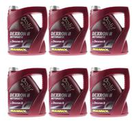 6X 4 Litres Huile De Boîte Automatique MANNOL Dexron II Automatique