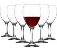6x 455ml Empire Verres à Vin Rouge - Grand Lave-Vaisselle Verre Mariage Noël Anniversaire Fête Boire Verre Calice Set Cadeau - De LAV