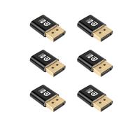6X 4K Displayport Dummy Plug DP Adaptador de ExibiÃ§Ão Virtual EDID Emulador Fantasma Sem CabeÃ§a para Placa VÃdeo GrÃ¡fica PC