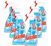 6X 500ML Sidolin Sans Rayures Nettoyant Pour Vitres Cristal Protection Éclat