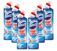 6X 750ML Domestos Activ Kraft Gel WC Ocean Fresh Nettoyage