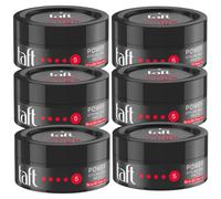 6x 75ml Schwarzkopf Taft Puissance Stylisation Wax Structure Arrêt 5 Brillant 3