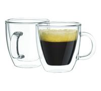 6x à Double Paroi Coupes Dans 2er Set 250ml Verre Borosilicate Thermo Café Thé