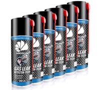 6x AABCOOLING Détecteur de Fuite de Gaz 300ml - Spray de Contrôle d'Étanchéité Universel Compatible Tous Gaz, Cuivre, Acier et Plastique - Diagnostic Rapide des Pannes sur Machines et Outils