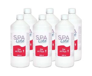 6x Agent augmentation de pH liquide (1000ml) SpaLine Spa pH Plus SPA-PH002