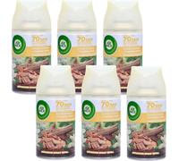 6x Air Wick Freshmatic Bois de Santal & Vanille Sensuelle Recharge 250ml | Le parfum se caractérise par un léger parfum oriental