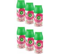 6x Air Wick Freshmatic Jardins d'enfance recharge 250ml | Le parfum des arbustes et des herbes fraîchement poussés, des roses en fleurs et des framboises mûres