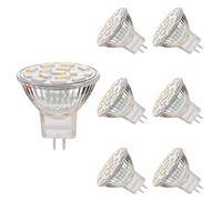 6x Ampoule LED MR11 GU4 3.5W, Non dimmable, Ampoules LED Spot GU4, Équivalent halogène 25-35W, 350LM, Blanc Chaud 3000K, AC/DC 12V, Angle de faisceau 120°