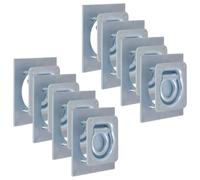6x Anneau d'Arrimage pour Remorque Acier Oeilet Bateau Camion Crochet vidaXL
