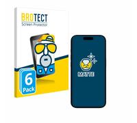 6x Anti-Reflets Protection Ecran pour Apple iPhone 15 / 15 Pro Film Protecteur