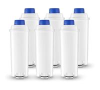 6x Aquastrata Filtre à Eau pour De'Longhi DLSC002 SER3017 Compatible ECAM ESAM Machines à Café Automatiques