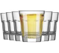 6x Aras 45ml verres à shot - Petit mini verre Tequila Cocktail Bombe Set Gobelet Enterrement de vie de jeune fille - by LAV