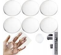6x auto-protection de la porte douce en silicone adhésive