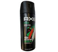 6x AXE Africa Déodorant en Spray pour Corps Hommes 48h Protection- 150ml Neuf (
