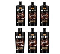 6x AXE Gel Douche Lotion XXL 700ml - Dark Temptation, Parfum Chocolat, 4,2 L