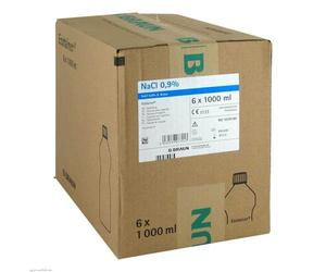 6x B. Braun NaCl 0,9% Ecotainer® Topische Spüllösung 1000 ml | Flasche (1000 ml) - B011OIJLJM