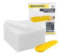 6x Bâche de protection 4 x 5 m 160 m² extra résistante & transparente - film de protection rénovation peinture