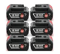 6X Batterie de Rechange pour Bosch Batterie 18V 8.0Ah Li-ION Batterie d'outils pour Bosch 18V BAT618 BAT618G BAT619 BAT619G BAT610G BAT610 BAT609 BAT609G BAT612 BAT622