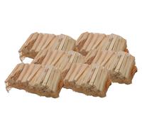 6x bois d'allumage en sac séché bois de chauffage bois de conifères pin épicéa