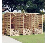 6x Bois de Pin Imprégné Pergolas avec Toits 100x90x200 cm Extérieur vidaXL