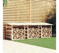 Pergolas avec toits 3 pcs 100x90x100 cm Bois de pin imprégné